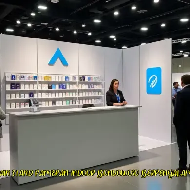 desain stand pameran indoor bondowoso berpengalaman